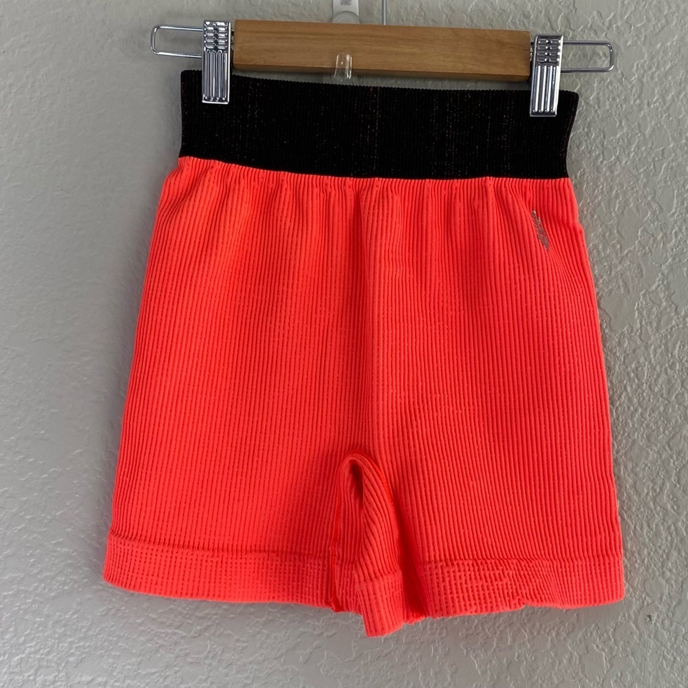 NEW Free People Movement Bright Red Biker Shorts xs/s